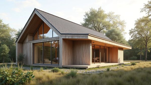 Votre agrandissement maison en extension bois 44