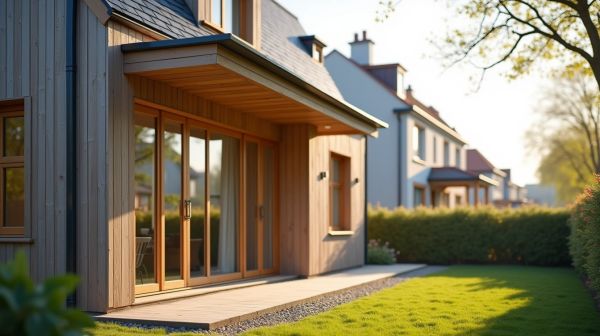 Votre agrandissement maison en extension bois 44